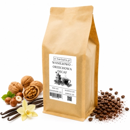 Kawa decaf o sm wanil-orzechowym 250g